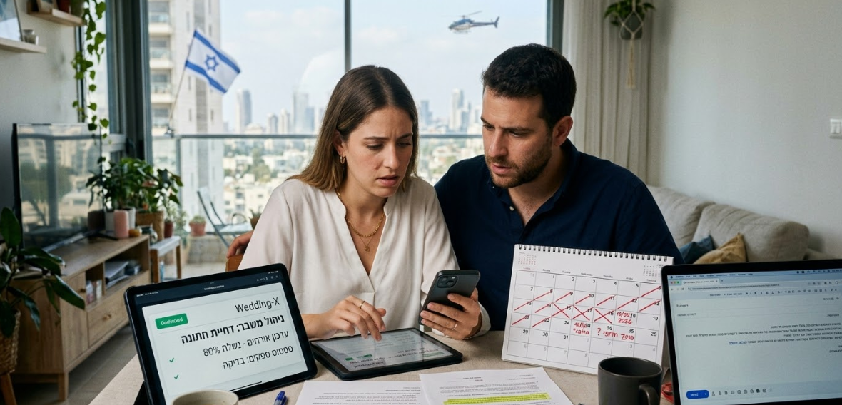 תמונה מייצגת: דחיית חתונה בגלל מצב ביטחוני: מדריך שלבים לניהול המשבר